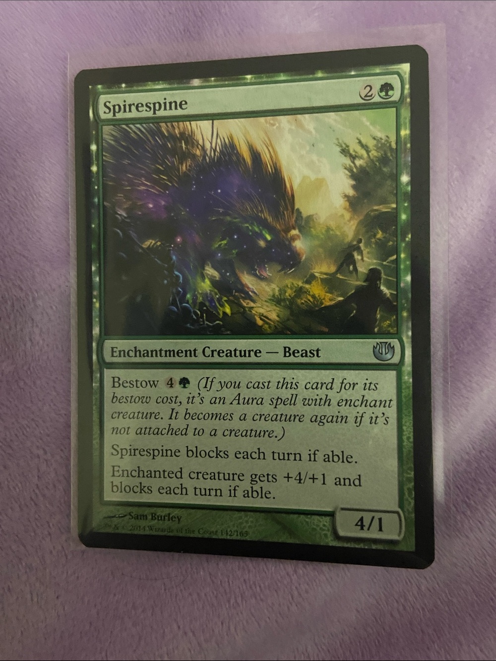 - Spirespine Enchantment Creature Magic: The Gathering Card (Green)